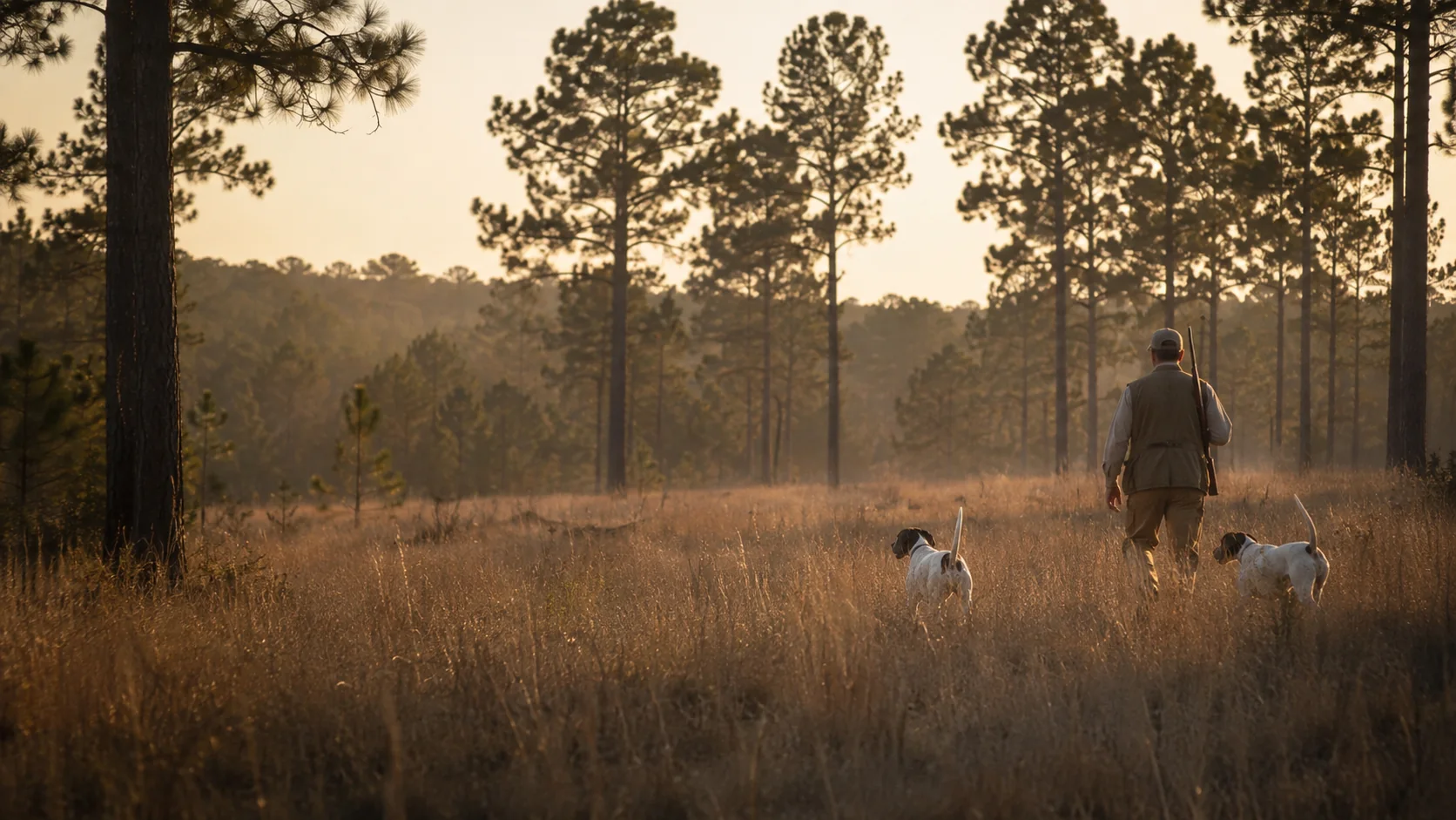 Temporary AI placeholder: quail hunting field